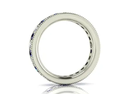 Eternity Band Ring 3D print model