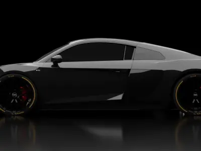 Audi R8 3D model V3