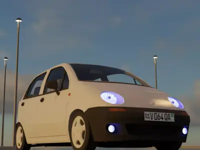 Daewoo Matiz Free 3D model