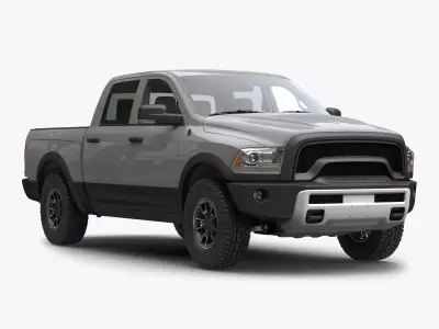 Generic Pickup 2 Simple Interior 3D model