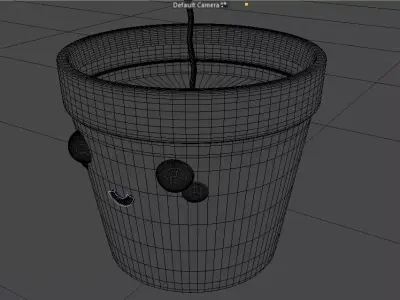 Cute Pot Plant 3D model