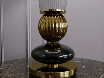 Cary Table Lamp by Villari 3D model