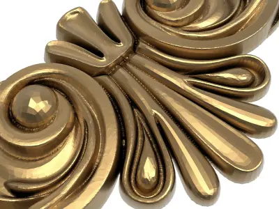  decorative pattern ready for 3D printing 3D model