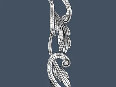 Decorative Scroll 3D model order