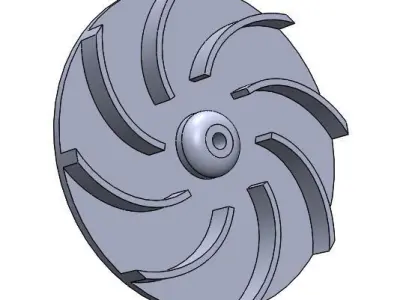 centrifugal impeller fan 3D model