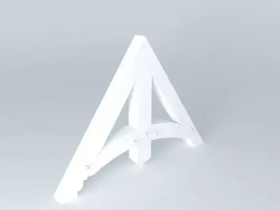 small kingpost truss Free 3D model