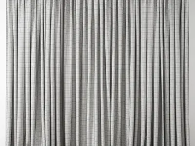 Curtain101 blackout curtains for living room 3D model