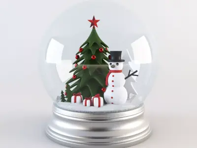 Snow globe 3D model