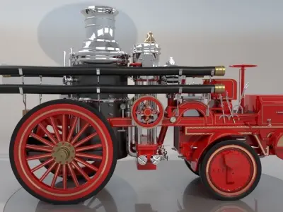 Christie Fire Truck 3D model