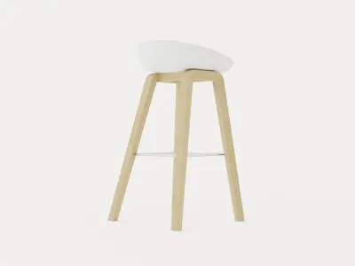 About A Stool 32 Low-poly 3D model