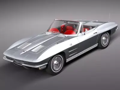 Chevrolet Corvette C2 Convertible 3D model