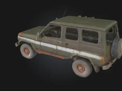 Rustic Explorer  A Weathered Ride Built for Adventure 3D model