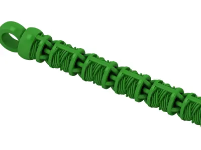 5 Size of STRICK TYPE Luxury Textured Chain Detailed  3D Model Pack