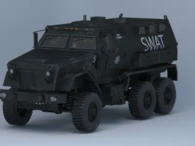 2007 BAE systems Caiman CMTV 3D model