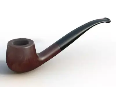 Smoking Pipe Low-poly 3D model