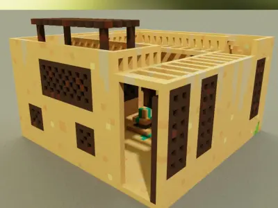 Voxel Palazzo 3D model