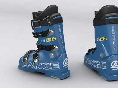 Ski boots Lange 3D model