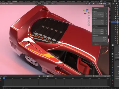 Ferrari F40 3D model