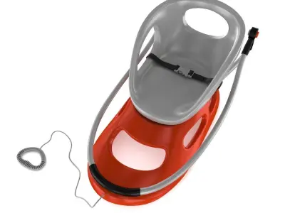 Plastic Baby Sled 3D model