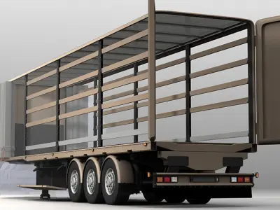 Dosch 3D - Truck Details V3 - Trailer 3D model