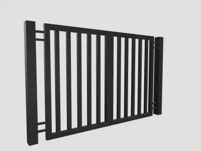 Door 3D Model Low-poly 3D model