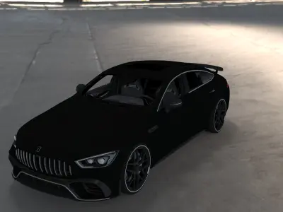 Mercedes-AMG GT 4-Door Coupe by Brabus 3D model