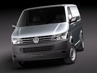 Volkswagen Transporter T5 2010 Facelifting 3D model