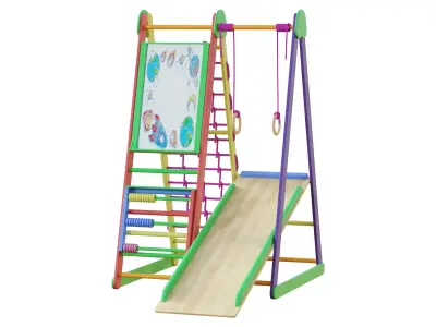 Childrens sports shelter for home-Kind-Start 3D model