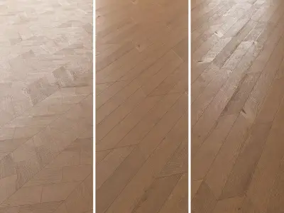  Parquet Oak Cornell Firestop set 6 3D model