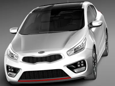 Kia PRO Ceed GT 3door 2015 3D model