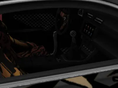 Cyberpunk Anime phone Casse Design 3D model