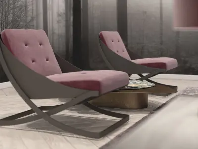 VRay - C4D Scene files - Master Bedroom Interior 3D model