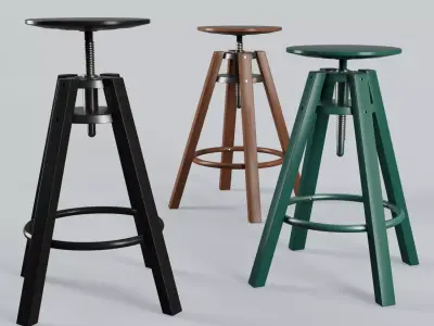 Bar stool Dalfred 3D model