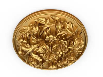 Classic decor ornament 02 3D print model