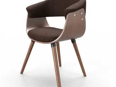 Kare Armchair Monaco Schoko 3D model