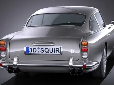 Aston Martin DB5 1963 VRAY  3D model