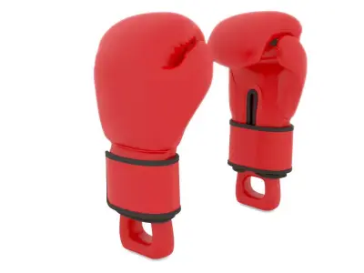 Boxing gloves keychain Free 3D print model