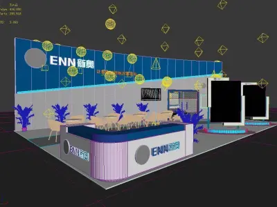 Exhibition - Area - 15X9-3DMAX2009-06 3D model