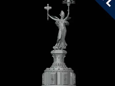 Angel of War - Statue Free 3D print model