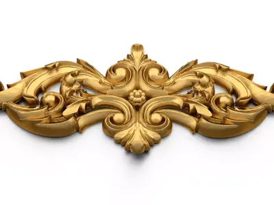 carved classic decorative ornament cnc 3d printing stl 42 3D model