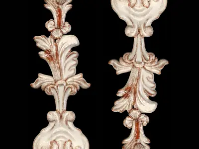 Classic carved 042 3D model
