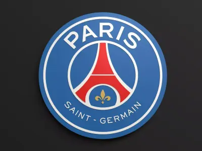 PSG logo badge 01 3D print model