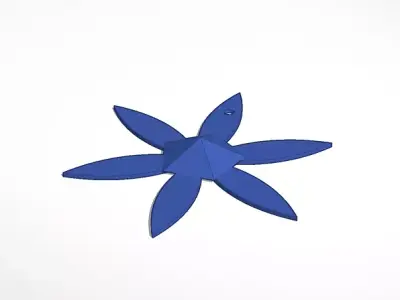 Flower pendant Free 3D print model