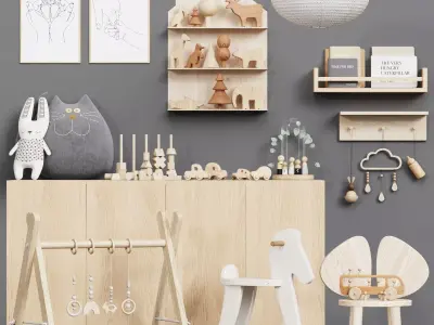 Children Toys Furniture 3D model