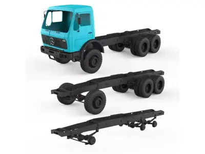 Chassis Mercedes Benz NG 3D print model
