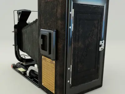 Voigtlander Bergheil Compur 3D model