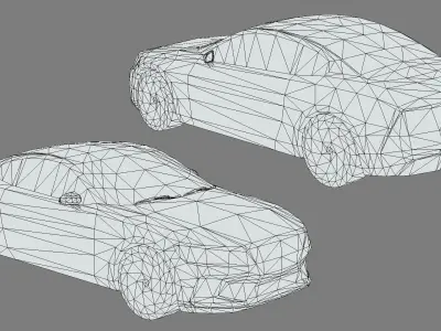 Low-poly Polestar 3D Models Low-poly 3D model