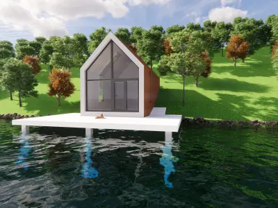 3D Villa Free Model Free 3D model