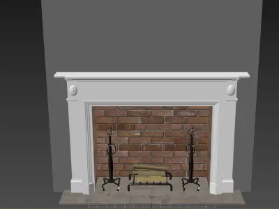 Fireplace 3D model