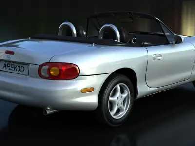 Mazda Miata MX-5 NB V-Ray 3D model